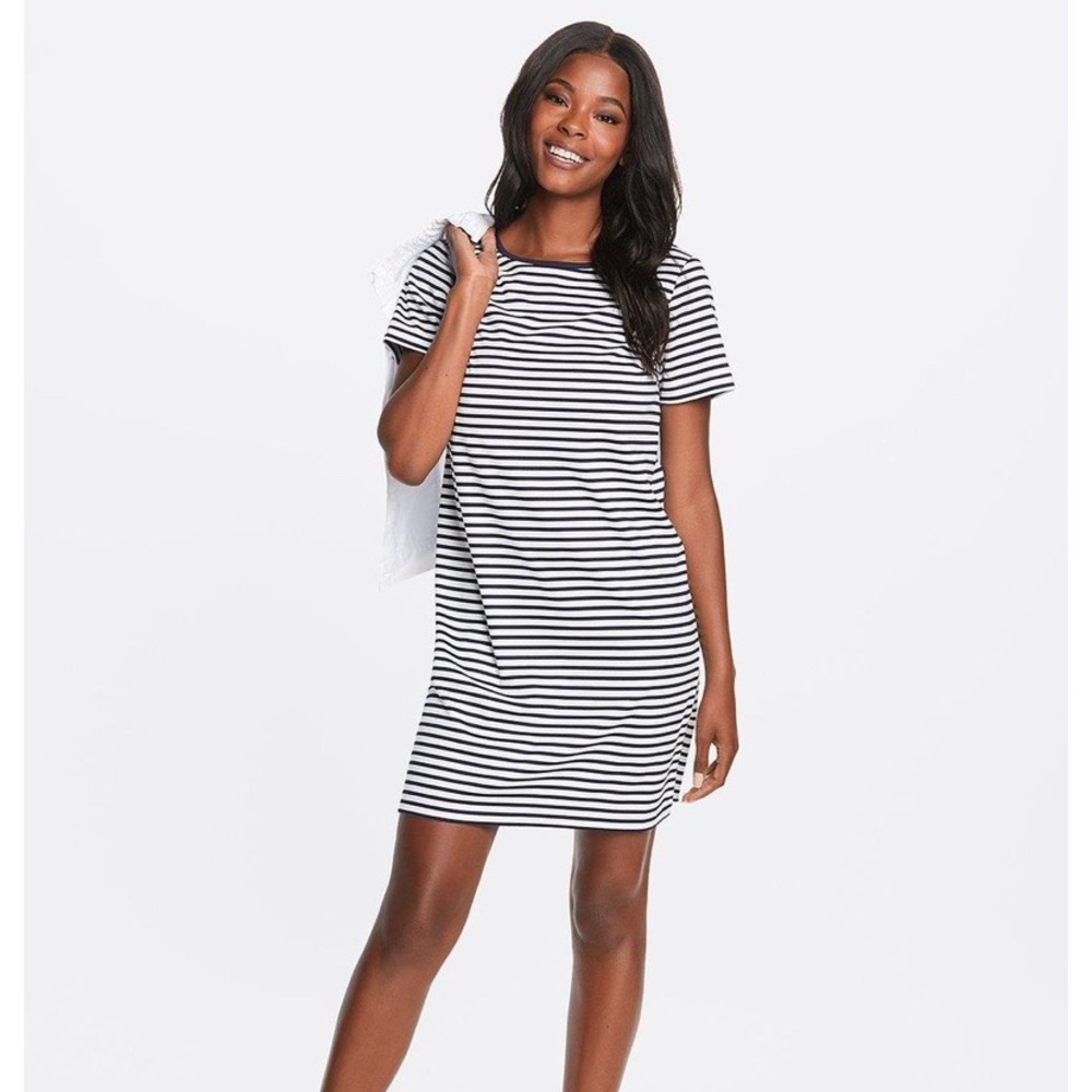 Draper James Nautical Stripe Ponte Shift Dress